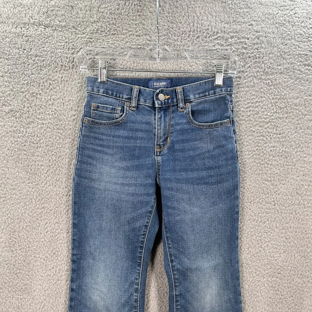 Old Navy Jeans Youth 10 Regular Blue Denim‎ Distressed Preppy School